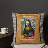 Mona In Frame Throw Pillow With Insert