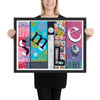 Smile - Framed Print