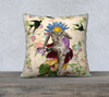 Cotton Canvas Pillowcase Collection - Flower Girl - 18 x 18 or 22 x 22