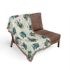 Floral Vintage Woven Blanket — Garden Throw for Living Room & Bedroom
