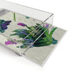 Floral Acrylic Serving Tray — Fresh Flowers Decorative Tray