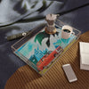 Retro Acrylic Serving Tray — Vintage Station Wagon