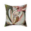 Velvety Soft Blossom Throw Pillow