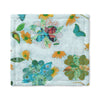 Minky Baby Lovey Blanket Collection — Blue Floral Butterfly Soft Baby Comfort Blanket