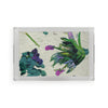 Floral Acrylic Serving Tray — Fresh Flowers Decorative Tray