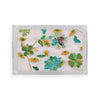 Floral Butterfly Acrylic Serving Tray — Blush and Blue Garden