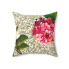 Floral Velvety Pillow - Pink Blossom