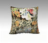 Velvet Pillowcase Collection - Vintage Ephemera Botanicals - 18 x 18 & 22 x 22