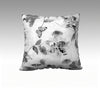 Cotton Canvas Pillowcase Collection - Black and White Botanical 18 x 18 or 22 x 22