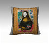 Cotton Canvas Pillowcase Collection - Mona Framed - 18 x 18 or 22 x 22