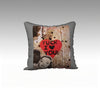 Velvet or Cotton-Canvas Pillowcase -"F I Love You" 18 x 18 or 22 x 22