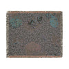 Floral & Birds Woven Blanket – Vintage Garden Throw