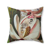 Velvety Soft Blossom Throw Pillow