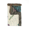 Floral Woven Blanket — Vintage Botanical Throw for Nursery, Living Room & Bedroom