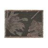 Floral Woven Blanket — Vintage Botanical Throw for Nursery, Living Room & Bedroom
