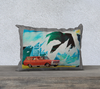 Cotton Canvas Pillowcase Collection - Road Trip - 20 x 14