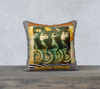 Velvet or Cotton-Canvas Pillowcase Collection - "Unicycle Parade" 18 x 18 & 22 x 22