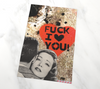 fuck i love you tea towel