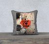 Velvet Or Cotton-Canvas Pillowcase Collection - "F I Love You" 18 x 18 & 22 x 22