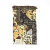 Floral Woven Blanket — Reversible Vintage Botanical Throw Gold
