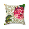 Floral Velvety Pillow - Pink Blossom