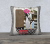 Cotton Canvas Pillowcase Collection - Handle With Care - 18 x 18 or 22 x 22