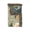 Floral & Birds Woven Blanket – Vintage Garden Throw