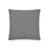 Linen Feel "Fragile Handle With Care" Throw Pillow With Insert 18 x 18