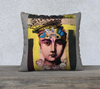 Cotton Canvas Pillowcase Collection - A Lot On Her Mind - 18 x 18 or 22 x 22