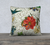 Velvet Pillowcase Collection - Botanicals Kissed With Graffiti - 18 x 18 & 22 x 22