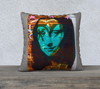 Cotton Canvas Pillowcase Collection - Mona In Brooklyn - 18 x 18 or 22 x 22