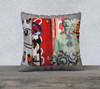 Cotton Canvas Pillowcase Collection - Blossoming Man - 18 x 18 or 22 x 22