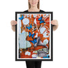 'Music Sets You Free" Framed Fine Art Print 18" x 24"
