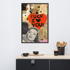 Fuck I Love You - Framed Print