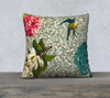 Velvet Pillowcase Collection - Botanicals Kissed With Graffiti - 18 x 18 & 22 x 22