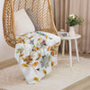 "Ephemeral Botanicals" Sherpa blanket 50 x 60