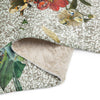 "Graffiti Kissed Botanicals" Sherpa blanket 50 x 60