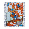 Fleece Collection Soft Lightweight Throw Blanket with pattern background - "Music Sets You Free"