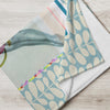 Fleece Collection Soft Lightweight Throw Blanket with pattern background - "Dive"
